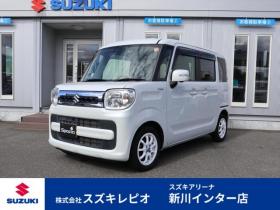 スペーシア　ハイブリッド X 4WD　純正フルセグナビ　全方位カメラ　ETC　社外前後ドラレコ　両側電動スライドドア 660