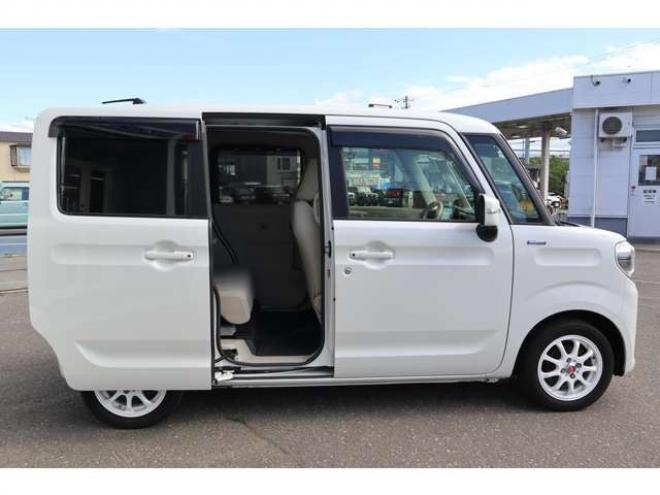 スペーシアハイブリッド X 4WD　純正フルセグナビ　全方位カメラ　ETC　社外前後ドラレコ　両側電動スライドドア 660