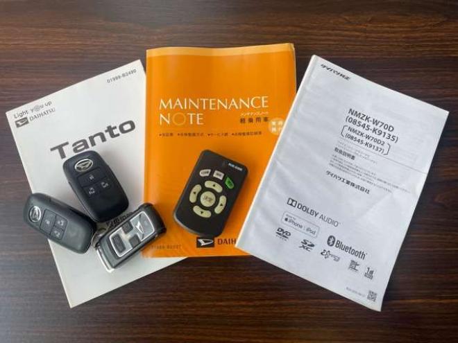 タントカスタム RS セレクション 4WD　1年保証付 Bluetooth フルセグ バックカメラ 後席モニター ドライブレコーダー 660