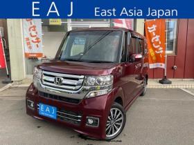 N-BOX　カスタムG ターボ Lパッケージ 4WD　1年保証付 車検残 Bluetooth ナビ フルセグ バックカメラ エンジンスターター シートヒーター ドライブレコーダー 両側電動スライドドア ETC 660