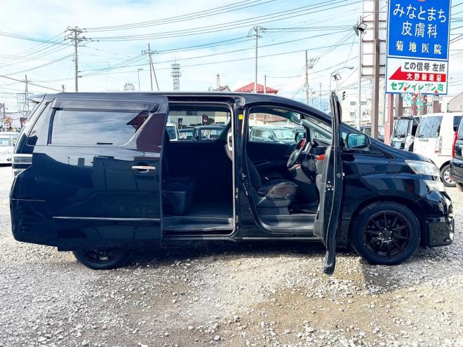ヴェルファイア2.4ZプラチナセレクションⅡ 4WD　ローンが不安な方＜優遇ローン＞1年保証　両側パワースライドドア　社外ナビ 
