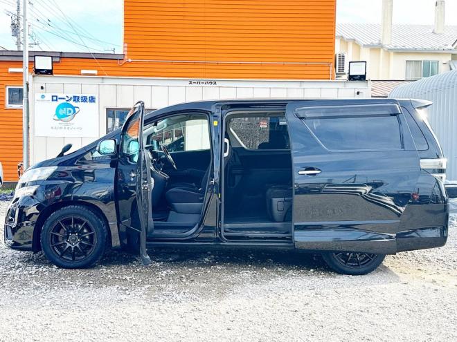 ヴェルファイア2.4ZプラチナセレクションⅡ 4WD　ローンが不安な方＜優遇ローン＞1年保証　両側パワースライドドア　社外ナビ 