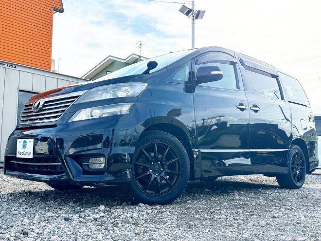ヴェルファイア2.4ZプラチナセレクションⅡ 4WD　ローンが不安な方＜優遇ローン＞1年保証　両側パワースライドドア　社外ナビ 