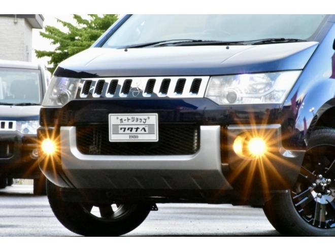 デリカD:5　Gパワーパッケージ　４ＷＤ　本州仕入　乗車定員５名仕様　後期シャモニー専用アルミ　両側電動スライドドア　冬タイヤ付き　社外ナビ／バックカメラ