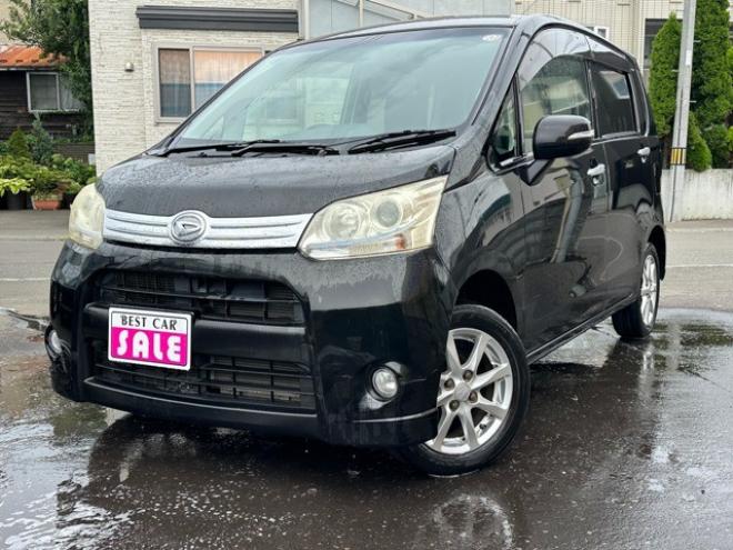 ムーヴカスタム X 4WD　社外CDオーディオ　純正アルミホイール夏　プッシュスタート　キーレスキー 660
