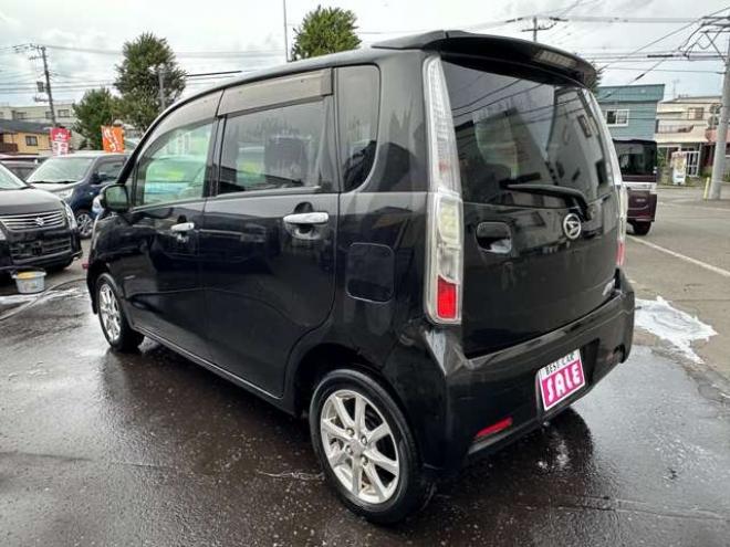 ムーヴカスタム X 4WD　社外CDオーディオ　純正アルミホイール夏　プッシュスタート　キーレスキー 660