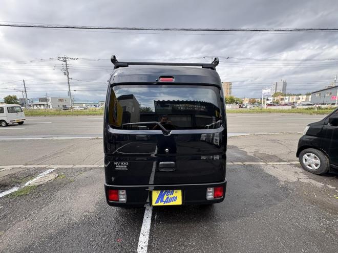 NV100クリッパーNV100クリッハ゜ー 4WD GX TURBO  high roof本州仕入　TURBO　寒冷地仕様　ブレーキアシスト　VSC　デスプレイオーディオ　ルーフキャリア　フォグランプ　アルミホイル　キーレス　ETC レザー調シートカバー　エンジンオイル交換　ATF交換　 4WD 660 ５Dr