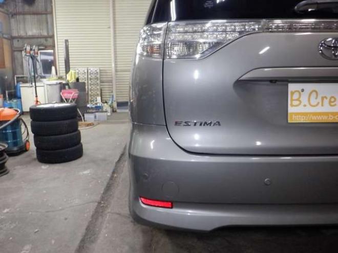 エスティマ3.5 アエラス 4WD　メーカーナビ・TV・B/T・Bカメラ・両側電動・電動リアゲート・社外エンスタ・クルコン・スマートキー・プッシュスタート・ワイパーデアイサー・リアヒーター・ビルトインETC・クリアランスソナー・寒冷地仕様 3500
