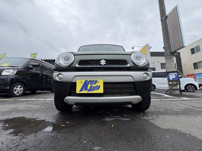 ハスラーHUSTLER  4WD　Ｇ HID TURBO　S-エナチャージです。　TURBOです。　寒冷地仕様　HIDバージョン　純正エアンスタ　レーザーブレーキ　ＶＳＣ　AUTOライトAC シートヒーター　スマートキーBluetoothフルセグナビ　フロントブレーキローター交換エンジンオイル交換CVTオイル交換 4WD 660 5Dr