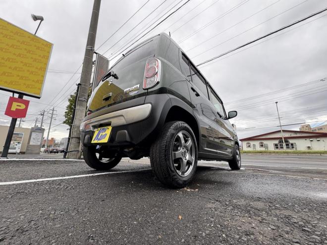 ハスラーHUSTLER  4WD　Ｇ HID TURBO　S-エナチャージです。　TURBOです。　寒冷地仕様　HIDバージョン　純正エアンスタ　レーザーブレーキ　ＶＳＣ　AUTOライトAC シートヒーター　スマートキーBluetoothフルセグナビ　フロントブレーキローター交換エンジンオイル交換CVTオイル交換 4WD 660 5Dr