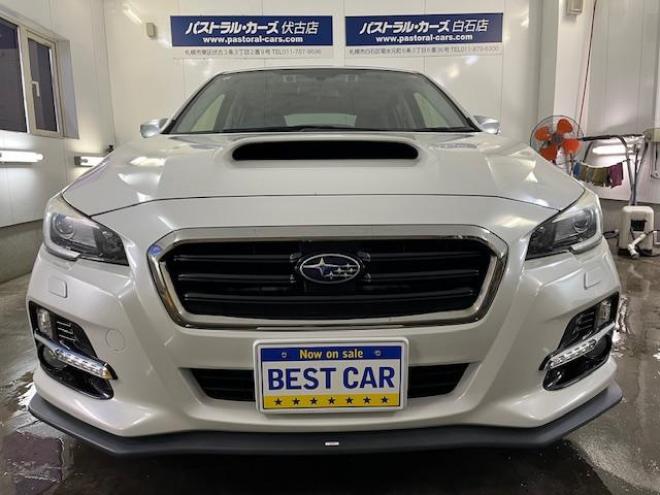 レヴォーグ２．０ＧＴ－Ｓアイサイト　スバルＤＩＴツインカムターボ　本州仕入　寒冷地仕様　禁煙車　ＳＴｉフロントスポイラー　衝突軽減システム　車線逸脱警報　レーダークルーズコントロール　純正１８インチＡＷ　社外１７ＡＷ＋スタッドレスタイヤ付　カロッツェリアナビ（フルセグ地デジ　ＤＶＤ再生　Ｂｌｕｅｔｏｏｔｈ）＋バックカメラ　ＬＥＤヘッドライト　純正ブラックレザーシート　オプション５連デイライト　両席シートヒーター　両席パワーシート　アイドリングストップ　パドルシフト　ＥＴＣ 4WD 2000 5Dr