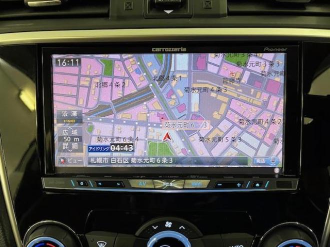 レヴォーグ２．０ＧＴ－Ｓアイサイト　スバルＤＩＴツインカムターボ　本州仕入　寒冷地仕様　禁煙車　ＳＴｉフロントスポイラー　衝突軽減システム　車線逸脱警報　レーダークルーズコントロール　純正１８インチＡＷ　社外１７ＡＷ＋スタッドレスタイヤ付　カロッツェリアナビ（フルセグ地デジ　ＤＶＤ再生　Ｂｌｕｅｔｏｏｔｈ）＋バックカメラ　ＬＥＤヘッドライト　純正ブラックレザーシート　オプション５連デイライト　両席シートヒーター　両席パワーシート　アイドリングストップ　パドルシフト　ＥＴＣ 4WD 2000 5Dr