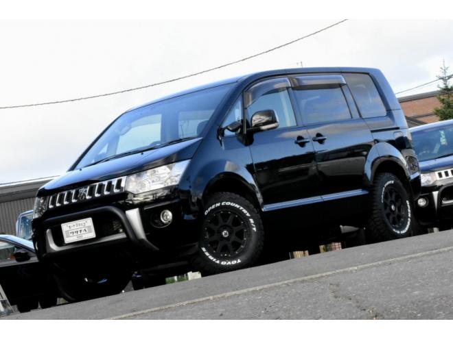 デリカD:5　4WD　ワンオーナー　TOYOオープンカントリーR/T　235/70R16　新品フロントガード　純正エンジンスターター