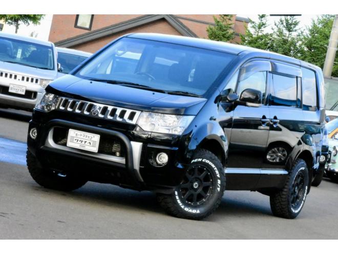 デリカD:5　4WD　ワンオーナー　TOYOオープンカントリーR/T　235/70R16　新品フロントガード　純正エンジンスターター