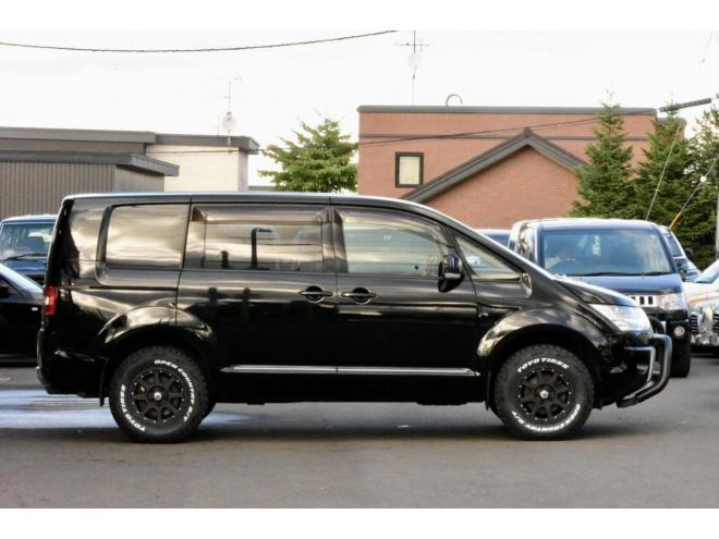 デリカD:5　4WD　ワンオーナー　TOYOオープンカントリーR/T　235/70R16　新品フロントガード　純正エンジンスターター