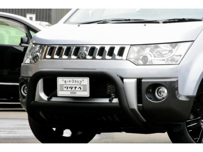 デリカD:5　4WD　新車外し専用ホイール／タイヤ　新品フロントガード　両側パワースライドドア　社外エンジンスターター