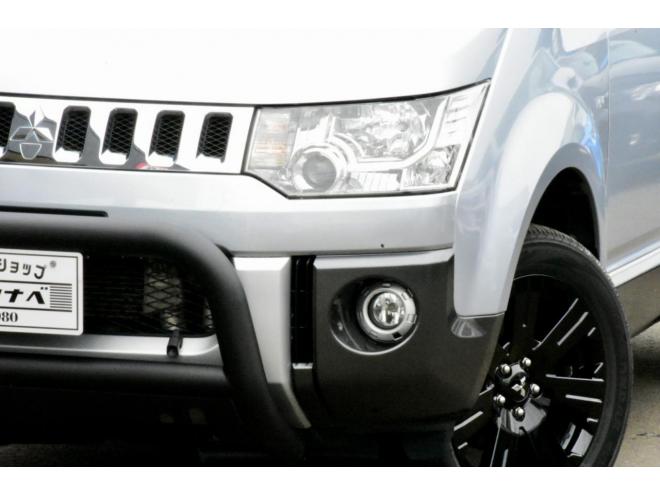 デリカD:5　4WD　新車外し専用ホイール／タイヤ　新品フロントガード　両側パワースライドドア　社外エンジンスターター