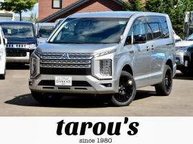 デリカ　D:5　4WD　本州仕入　Chamonix仕様　JAOSハンドルプロテクター　新車外しタイヤ／ホイール　両側電動スライドドア　社外ナビ／バックカメラ