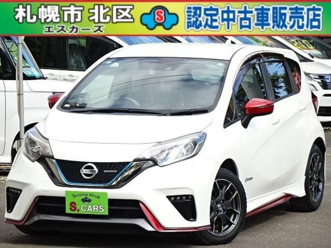 ノート1.2 e-POWER NISMO　本州車　ハイブリットシステム保証2年付　ワンオーナー　社外ナビ　Bluetooth接続　 エマージェンシーブレーキサポート　車線逸脱警報　NISMO純正アルミ　純正LEDヘッドライト　インテリキー　プッシュスタート　ETC 2WD 1200