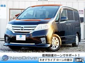 セレナ　2.0ハイウェイスターJパッケージ 4WD　ローンが不安な方＜優遇ローン＞1年保証　寒冷地仕様　両側パワースライド