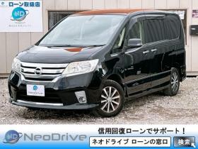 セレナ　2.0ハイウェイスター 4WD　ローンが不安な方＜優遇ローン＞1年保証　寒冷地仕様　両側パワースライド 