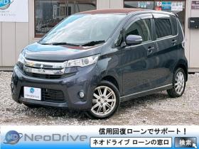 eKカスタム　660T 4WD　　ローンが不安な方＜優遇ローン＞純正メモリーナビ　フルセグTV　タッチパネルエアコン 