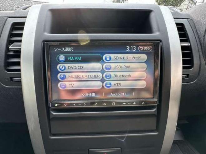 エクストレイル2.0 20X 4WD　純正アルミホイール夏　SDナビ　ETC　前後シートヒーター　ヒルディセントコントロール　4WD切り替スイッチ　社外アルミホイール冬　バックモニター　インテリキー 2000