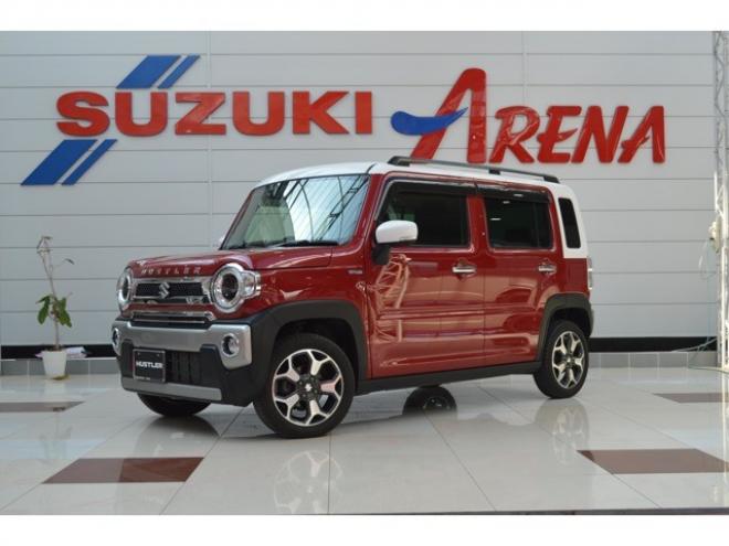ハスラーハイブリッド Xターボ 4WD　ワンオーナー車ハイブリット4WDターボセーフティサポート搭載パドルシフトLEDアダプティブクルーズコントロールアイドリングストップ7インチワイドナビTVバックカメラETCドラレコ前後 660
