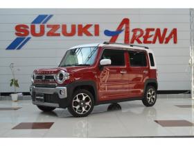 ハスラー　ハイブリッド Xターボ 4WD　ワンオーナー車ハイブリット4WDターボセーフティサポート搭載パドルシフトLEDアダプティブクルーズコントロールアイドリングストップ7インチワイドナビTVバックカメラETCドラレコ前後 660