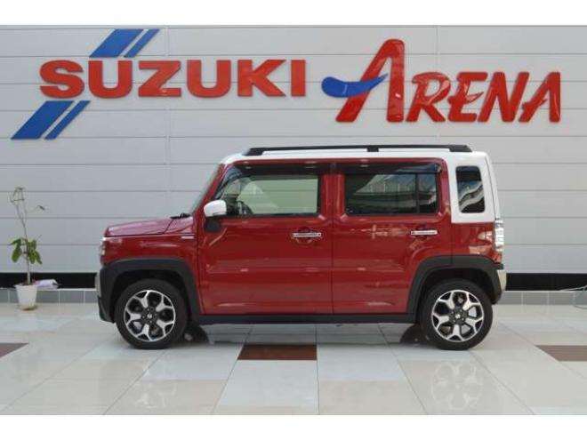 ハスラーハイブリッド Xターボ 4WD　ワンオーナー車ハイブリット4WDターボセーフティサポート搭載パドルシフトLEDアダプティブクルーズコントロールアイドリングストップ7インチワイドナビTVバックカメラETCドラレコ前後 660