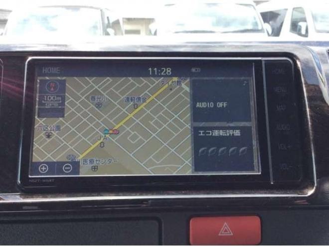 ハイエースバン2.7 スーパーGL ダークプライムII ワイド ミドルルーフ ロングボディ 4WD　寒冷地　リアヒーター&クーラー　Bカメラ　プッシュスタート　スマートキー　ウッドコンビステアリング&シフトノブ　全周囲カメラ　フルセグTV　純正SDナビ　ドライブレコーダー　電動格納ミラー　ETC 2700