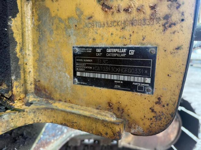 バックホー313CCR　恵庭ヤード　or　苫小牧ヤード