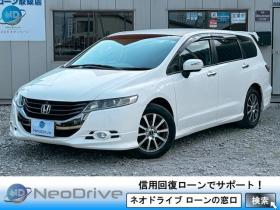 オデッセイ　2.4Mエアロパッケージ 4WD　ローンが不安な方＜優遇ローン＞1年保証　純正ナビ　バックカメラ 
