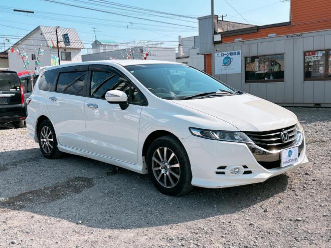 オデッセイ2.4Mエアロパッケージ 4WD　ローンが不安な方＜優遇ローン＞1年保証　純正ナビ　バックカメラ 