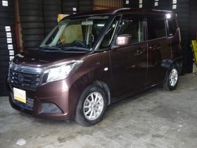 ソリオ　1.2 G 4WD　ナビ・TV・B/T・Bカメラ・パワスラ・前席シートヒーター・スマートキー・プッシュスタート・USB接続・DVD再生・ドアバイザー・社外14インチAW 1200