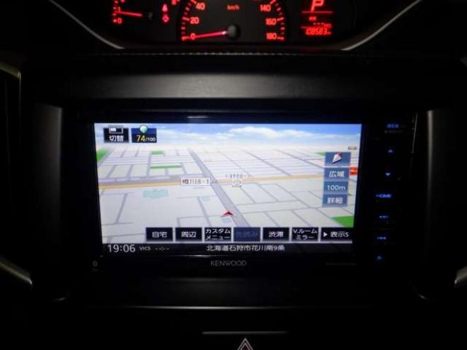 ソリオ1.2 G 4WD　ナビ・TV・B/T・Bカメラ・パワスラ・前席シートヒーター・スマートキー・プッシュスタート・USB接続・DVD再生・ドアバイザー・社外14インチAW 1200