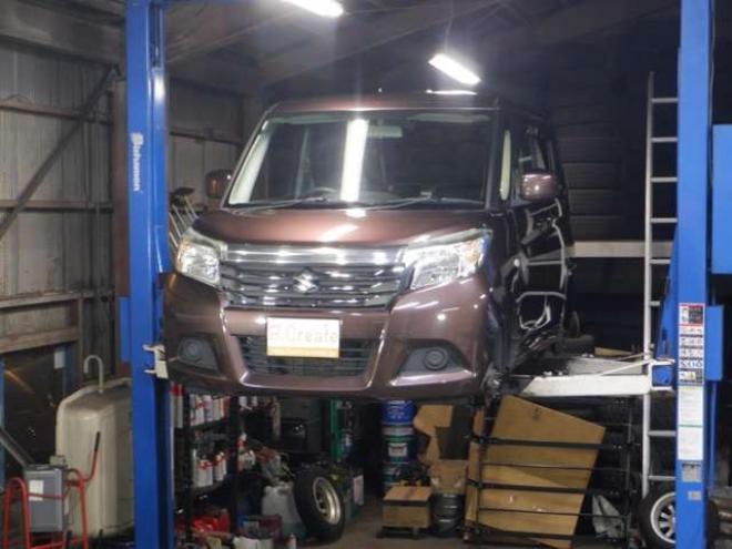 ソリオ1.2 G 4WD　ナビ・TV・B/T・Bカメラ・パワスラ・前席シートヒーター・スマートキー・プッシュスタート・USB接続・DVD再生・ドアバイザー・社外14インチAW 1200