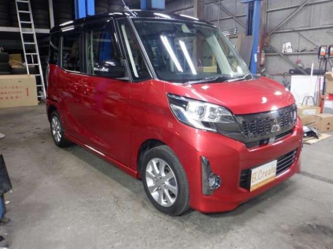 eKスペースカスタム G eアシスト 4WD　本州仕入・ナビ・TV・Bカメラ・パワスラ・スマートキー・プッシュスタート・HID・衝突軽減・アイドリングストップ・フォグランプ・リア席サーキュレーター・純正AW 660