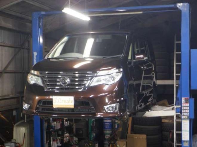 セレナ2.0 ハイウェイスター Vセレクション+SafetyII 4WD　本州仕入・後期型・ナビ・TV・B/T・アラウンドビューモニター・両側電動・リアヒーター・フリップダウンモニター・LEDヘッドライト・インテリキー・プッシュスタート・クルコン・アイドリングストップ・ 2000