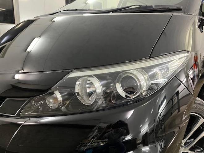エスティマアエラス　プレミアムエディション　本州仕入　後期型　禁煙車　ＷＡＫＯＳバリアスコーティング済　純正１８インチＡＷ　社外１６ＡＷ＋スタッドレスタイヤ付　両側パワースライドドア　純正ハーフレザーシート　純正ナビ（フルセグ地デジ　ＤＶＤ再生　Ｂｌｕｅｔｏｏｔｈ）＋バックカメラ　前後ドライブレコーダー　ＰＵＳＨスタート　スマートキー　クルーズコントロール　タイミングチェーン車　ＨＩＤ ヘッドライト　ビルトインＥＴＣ 4WD 2400 5Dr