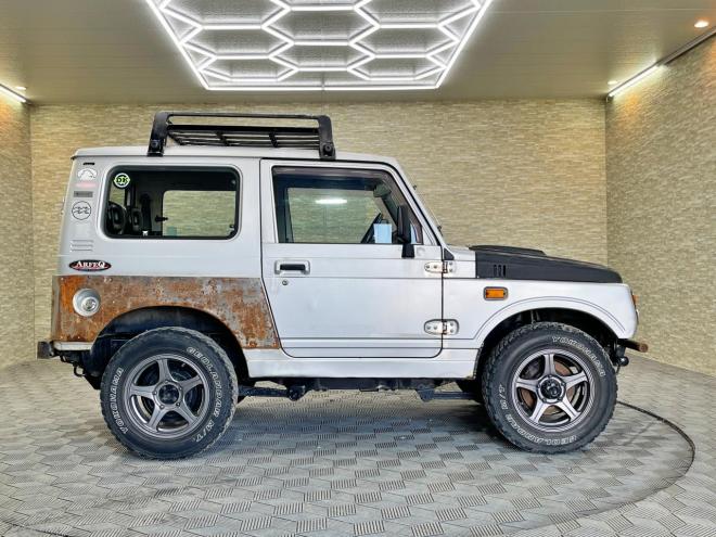 ジムニーワイルドウインド 4WD 5年保証 下廻防錆 ルーフキャリア HID 寒冷地仕様 禁煙 車検整備2年付 修復歴無