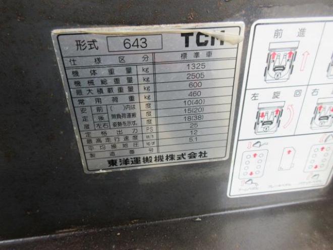 スキッドステアローダTCM643 4WD