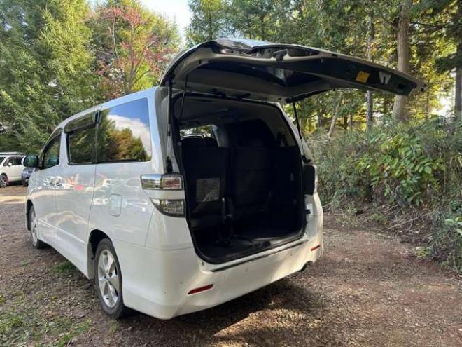 ヴェルファイア3.5 Z プラチナセレクションII 4WD 両側電動スライドドア パワステ パワーウィンドウ ABS クルーズコントロール 電動リアゲート 地デジナビ バックカメラ ETC キーレス 純正アルミ 3列シート 後席モニター 3500