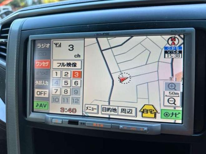 ヴェルファイア2.4 X 4WD ワンオーナー パワーウィンドウ パワステ 社外ナビ 純正アルミ ABS キーレス バックカメラ 左側電動スライドドア ETC ワイパーデアイサー 2400