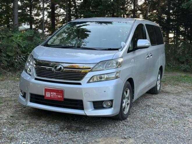 ヴェルファイア2.4 X 4WD ワンオーナー パワーウィンドウ パワステ 社外ナビ 純正アルミ ABS キーレス バックカメラ 左側電動スライドドア ETC ワイパーデアイサー 2400