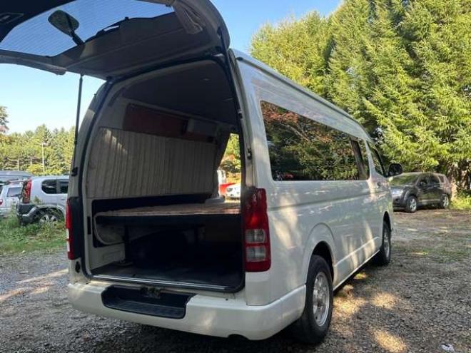 ハイエースバン2.7 DX ワイド スーパーロング ハイルーフ GLパッケージ 4WD ハイルーフ サブバッテリー ベットキット ワンオーナー パワステ パワーウィンドウ キーレス 片側スライドドア 2700