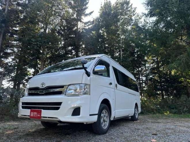 ハイエースバン2.7 DX ワイド スーパーロング ハイルーフ GLパッケージ 4WD ハイルーフ サブバッテリー ベットキット ワンオーナー パワステ パワーウィンドウ キーレス 片側スライドドア 2700