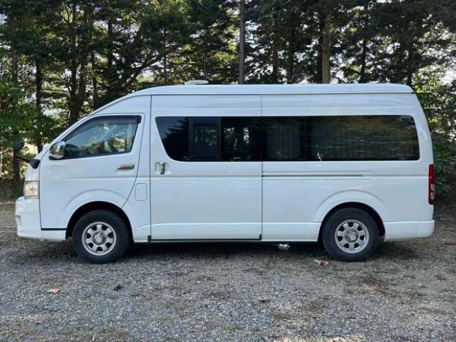 ハイエースバン2.7 DX ワイド スーパーロング ハイルーフ GLパッケージ 4WD ハイルーフ サブバッテリー ベットキット ワンオーナー パワステ パワーウィンドウ キーレス 片側スライドドア 2700