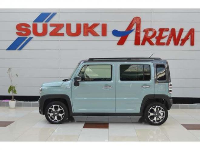 ハスラーJスタイルII 4WD ワンオーナー特別仕様車ハイブリッド4WDセーフティサポート搭載アイドリングストップ横滑り防止装置ハイビームアシストLEDアダプティブクルーズコントロール 660