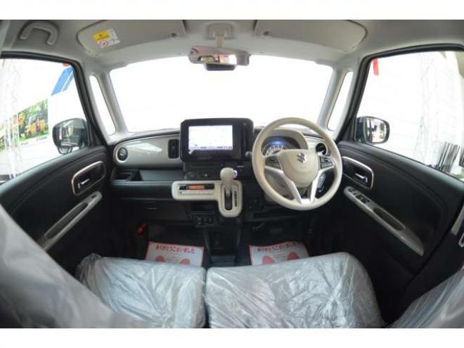 ワゴンRスマイルハイブリッド X 4WD 届出済未使用車ハイブリッド4WDセーフティプラスパッケージ全方位モニター9インチナビTVバックカメラ両側オートスライドドアアダプティブクルーズコントロールヘッドアップディスプレイ 660